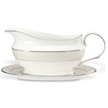 Lenox Opal Innocence Sauce Boat with Stand