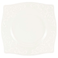 Lenox Opal Innocence Carved Square Accent Plate