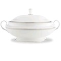 Lenox Pearl Platinum Covered Vegetable Bowl