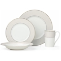 Lenox Pleated Colors Grey Place Setting