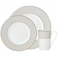 Lenox Pleated Colors Grey Place Setting