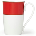 Lenox Pleated Colors Red Mug