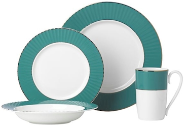 Pleated Colors Teal by Lenox