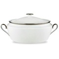 Lenox Solitaire White Covered Vegetable Bowl