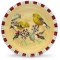 Lenox Winter Greetings Everyday Goldfinch Salad/Dessert Plate