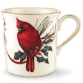 Lenox Winter Greetings Cardinal Mug