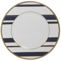 Mikasa Color Studio Blue/Gold Stripe Accent Plate