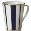 Mikasa Color Studio Blue/Gold Stripe Mug