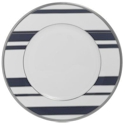 Mikasa Color Studio Blue/Platinum Stripe Accent Plate