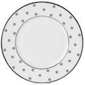 Mikasa Color Studio Gray/Platinum Dots Accent Plate