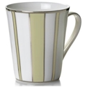 Mikasa Color Studio Ivory/Platinum Stripe Mug