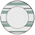 Mikasa Color Studio Turquoise/Platinum Stripe Accent Plate