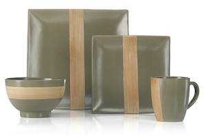 Gourmet Basics by Mikasa Bamboo Green