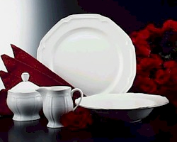 Mikasa Floral Moire Completer Set