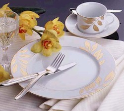 Mikasa Gold Leaf White