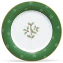 Noritake Holly and Berry Gold Accent/Luncheon Plate