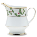 Noritake Holly and Berry Gold Creamer