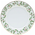 Noritake Holly and Berry Gold Dinner Plate