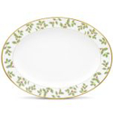 Noritake Holly and Berry Gold Large Oval Platter