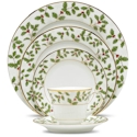 Noritake Holly and Berry Gold Place Setting
