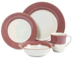 Noritake Safari Rosewood 4-Piece Place Setting
