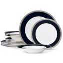 Noritake Odessa Cobalt Platinum Dinnerware Set