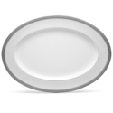 Noritake Odessa Platinum Medium Oval Platter