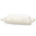 Noritake Golden Wave Covered Butter Dish