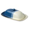 Pfaltzgraff Blue Ridge Covered Butter Dish