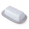 Pfaltzgraff Canyon Bead Covered Butter Dish