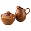 Pfaltzgraff Caramel Swirl Sugar & Creamer Set