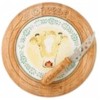 Pfaltzgraff Circle of Kindness Happy Cow Cheese Board w/ Cheese Knife
