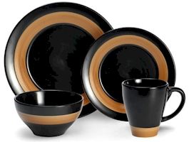 Pfaltzgraff Concentric Black