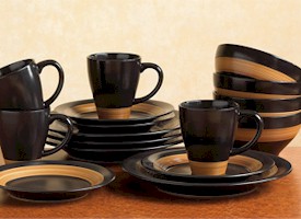 Pfaltzgraff Concentric Black