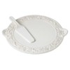 Pfaltzgraff Country Cupboard Flat Cake Plate with Server