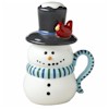 Pfaltzgraff Crafty Snowman Crafty Covered Mug