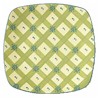 Pfaltzgraff Misty Lime Cupcake Cafe Arches Square Buffet Plate