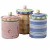Pfaltzgraff Cupcake Cafe Small Sealed Canister Set