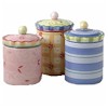 Pfaltzgraff Cupcake Caf� Small Sealed Canister Set