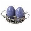 Pfaltzgraff Cupcake Caf� Grape Mini Egg Salt & Pepper with Rack