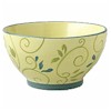 Pfaltzgraff Cupcake Caf� Misty Lime Vines Soup/Cereal Bowl