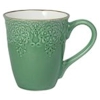 Pfaltzgraff French Lace Green Coffee Mug