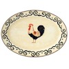 Pfaltzgraff Garden Rooster Oval Platter