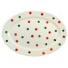 Pfaltzgraff Holiday Dots Oval Platter