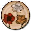 Pfaltzgraff Painted Poppies Coaster Stone