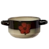 Pfaltzgraff Painted Poppies Double Handled Soup Bowl