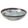 Pfaltzgraff Patio Garden Hand-painted Glass Salad Bowl