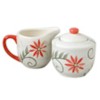 Pfaltzgraff Prairie Bloom Sugar Bowl & Creamer Set