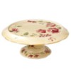Pfaltzgraff Silk Rose Pedestal Cake Plate