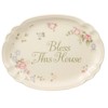 Pfaltzgraff Tea Rose Bless This House Platter